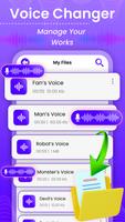 Voice Changer: AI Audio Effect تصوير الشاشة 3