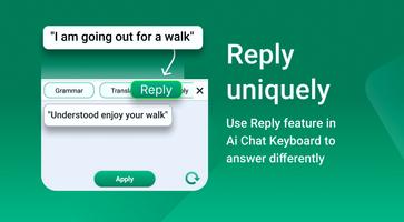 برنامه‌نما Ai Chat Keyboard عکس از صفحه