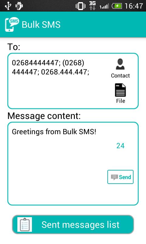 How to Send Bulk SMS Messages with GMS (Global Message Services)