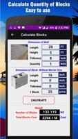 Blocks Calculator (Quantity Of Blocks) capture d'écran 2