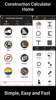 Construction Calculator পোস্টার