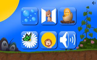 Animals Memory Game for Kids poster