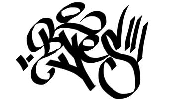 Graffiti Tag Marker الملصق