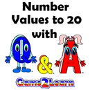Number values to 20 with Q&A APK