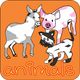 paint and coloring animals icon