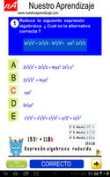 Reducir Expresiones algebraica تصوير الشاشة 3