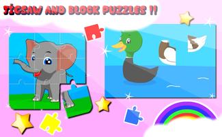 Kids Jigsaw Puzzle Paw Animals スクリーンショット 1