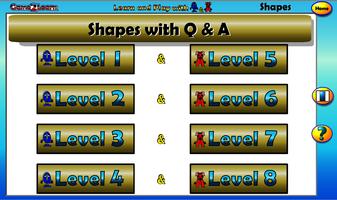 2D and 3D shapes with Q&A captura de pantalla 1