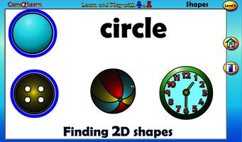 2D and 3D shapes with Q&A captura de pantalla 2