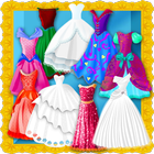 Bruidsmeisje Wedding Dress Up-icoon