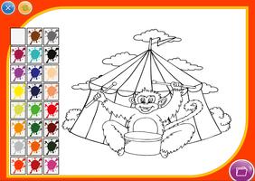 Cartoon jeu de coloriage Affiche