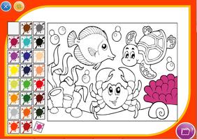 Cartoon jeu de coloriage capture d'écran 2