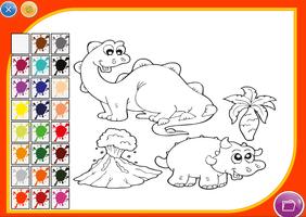 Cartoon jeu de coloriage capture d'écran 3