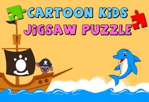 Cartoon Kids jigsaw puzzle tac tic tuc Poster