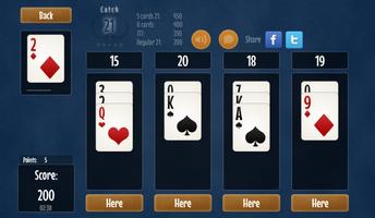 Catch 21 Blackjack Solitaire Screenshot 2