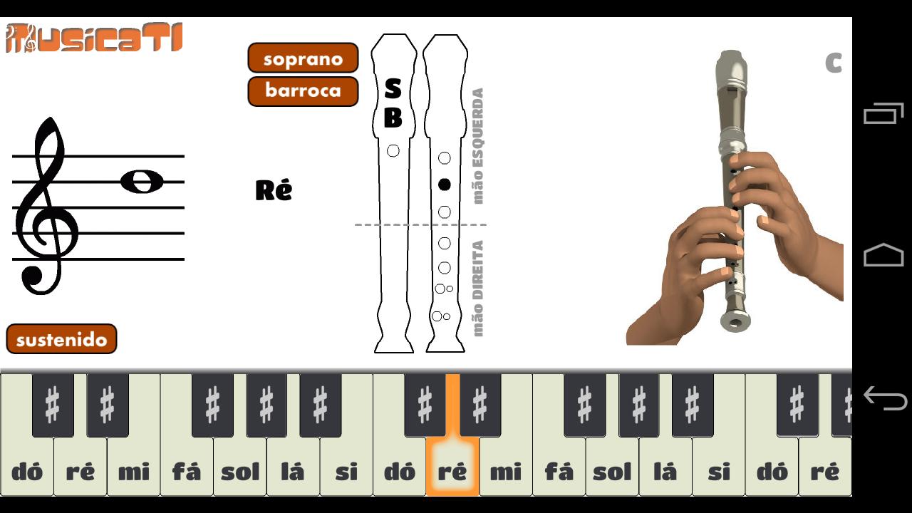 Flauta Doce Digitação For Android Apk Download - instrument soprano recorder roblox