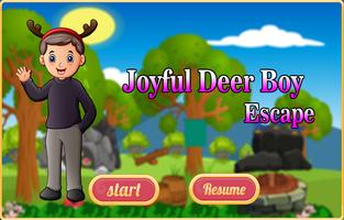 Free New Escape Game 162 Joyful Deer Boy Escape poster