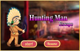 Free New Escape Game 47 Hunting Man Escape poster