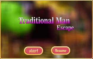 Traditional Man Escape imagem de tela 2