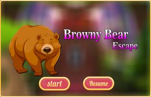 Évasion de l'ours brun Affiche