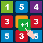 arrastar e mesclar números: jogo de números ícone