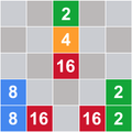 jatuhkan dan gabungkan angka 2048: permainan angka