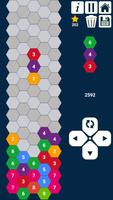 jeux hexagonaux: puzzles de nombres hexagonaux Affiche