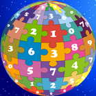 getallen planeet: getalspellen en wiskundepuzzels-icoon