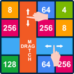 2048 Rows and Columns: Drag n Merge - Match 3 Game