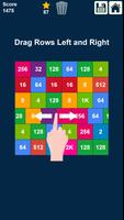 2048 Rows and Columns: Drag n Merge - Match 3 Game ภาพหน้าจอ 1