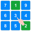 toucher les nombres dans l'ordre: puzzle nombres