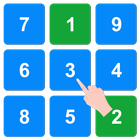 toucher les nombres dans l'ordre: puzzle nombres icône