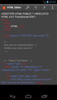 HTML Editor imagem de tela 1