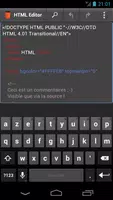 HTML Editor syot layar 3