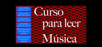 CURSO PARA LEER MÚSICA poster