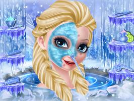 Icy Queen Spa Maquillage Parti Affiche