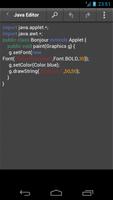 Java Editor screenshot 1