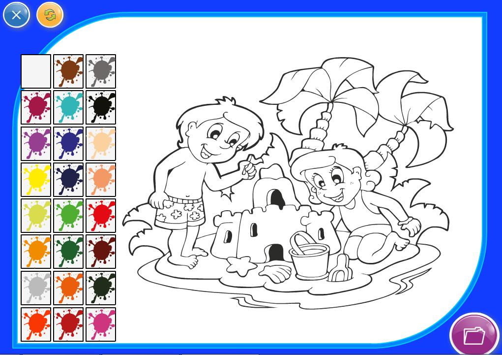 Игра раскраска для детей 5