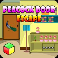 Room Escape Games - Peacock Door Affiche