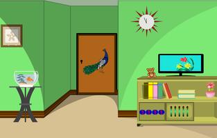 ألعاب الهروب من الغرفة - باب الطاووس تصوير الشاشة 2