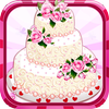 Rose Wedding Cake Game آئیکن