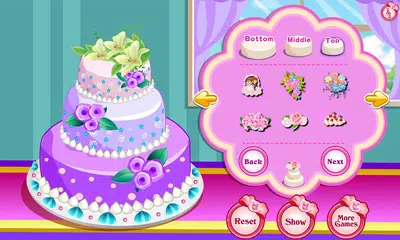 Rose Wedding Cake Game APK download