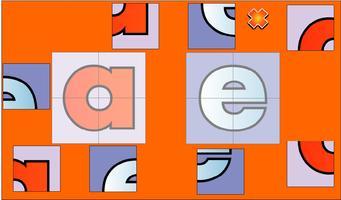 VOCALES INGLES VOWELS FOR KIDS الملصق