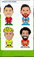 Ronaldo Messi Football stars постер