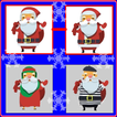 Memory card game with Santa