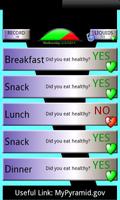 Yes No Diet Tracker FREE poster