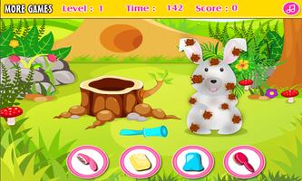 Pet Care Cute Bunny Animal screenshot 1