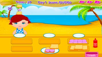 Juegos de Restaurante Playa captura de pantalla 1