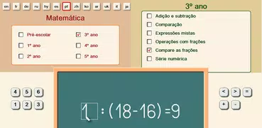 Matemática na lousa