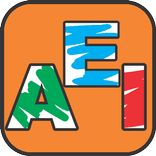 A pintura e colorir Vogais